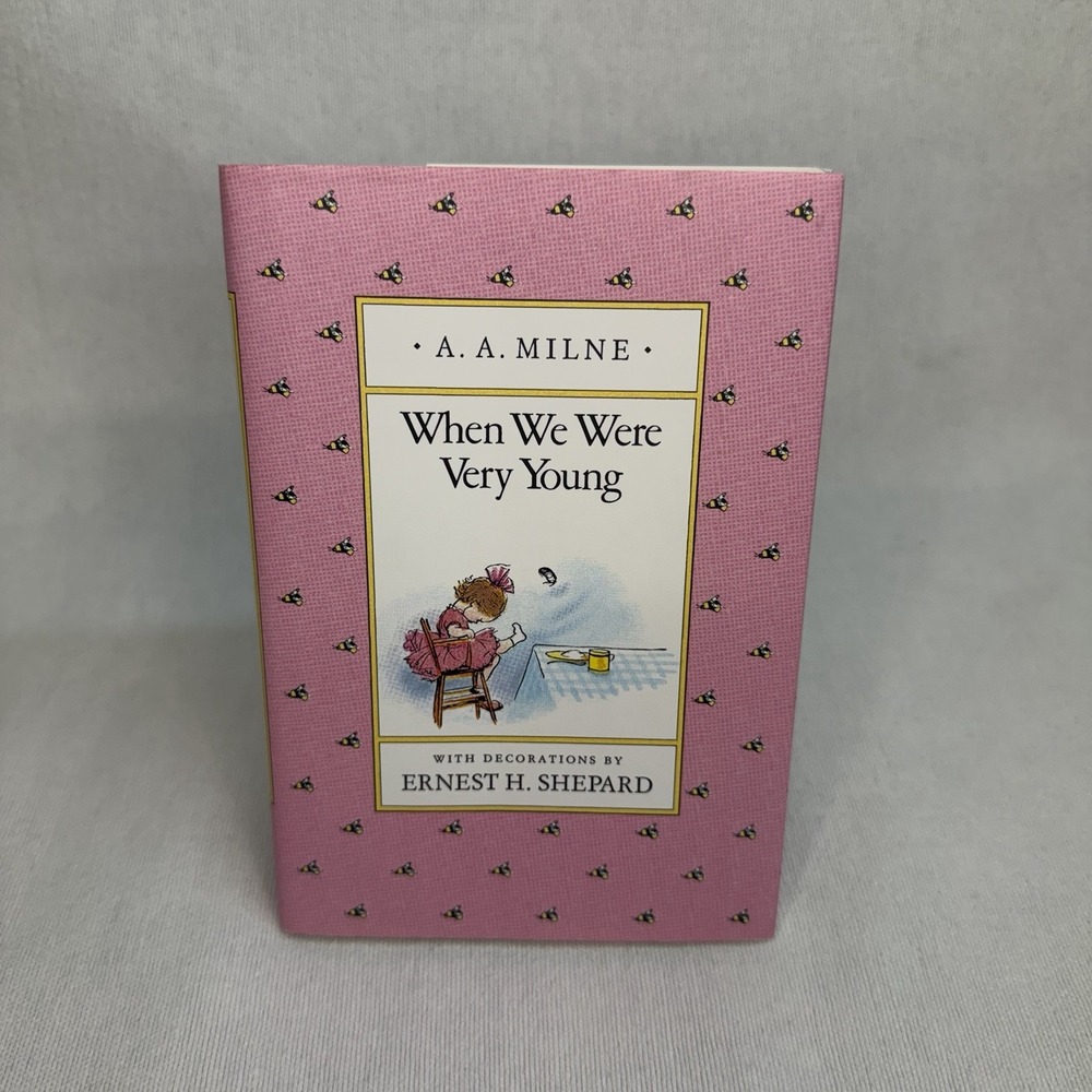 When We Were Very Young A. A. Milne Hardcover Classic Children's Book Excellent